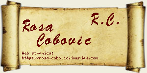 Rosa Čobović vizit kartica